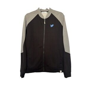 CBUK Cutter & Buck Pop Fly Full Zip Jacket sz M Black and Gray quality and style